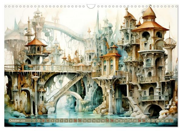 Produktbild: Kuriose H&auml;user (Wandkalender 2026 DIN A3 quer), CALVENDO Monatskalender