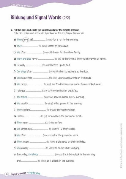 Produktbild: English Grammar &ndash; step by step