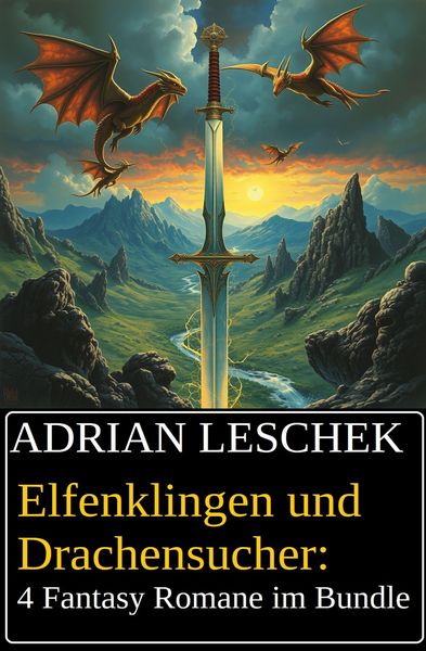 Produktbild: Elfenklingen und Drachensucher: 4 Fantasy Romane im Bundle