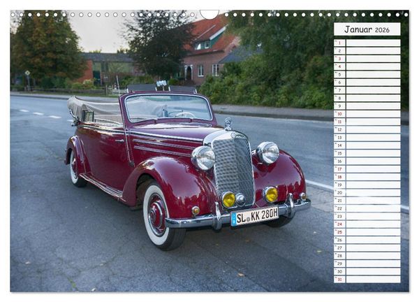 Produktbild: Mercedes Benz 170 Cabriolet (Wandkalender 2026 DIN A3 quer), CALVENDO Monatskalender