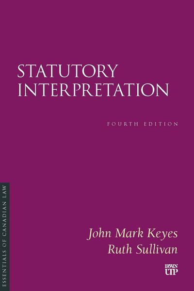 Produktbild: Statutory Interpretation