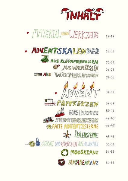 Wir basteln uns durch den Advent