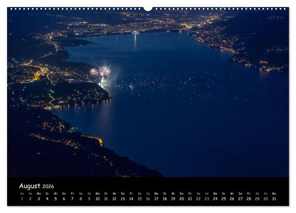 Produktbild: Stimmungsvolle Bilder vom Thunersee (hochwertiger Premium Wandkalender 2026 DIN A2 quer), Kunstdruck in Hochglanz