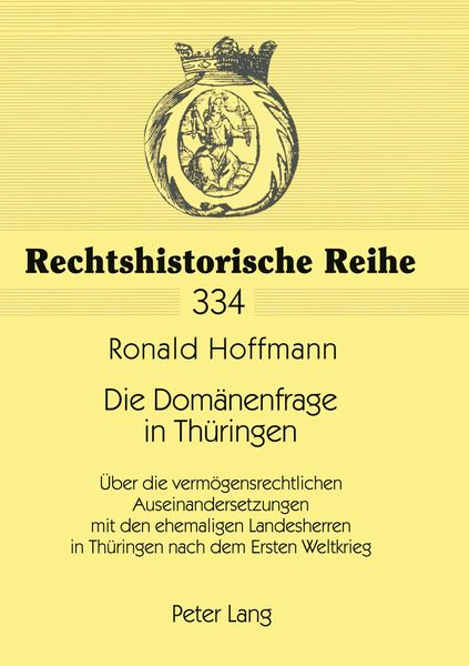 Produktbild: Die Dom&auml;nenfrage in Th&uuml;ringen