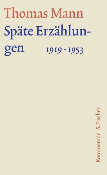 Produktbild: Sp&auml;te Erz&auml;hlungen 1919-1953