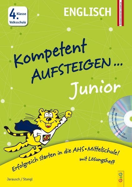 Produktbild: Kompetent Aufsteigen Junior Englisch 4. Klasse Volksschule mit CD