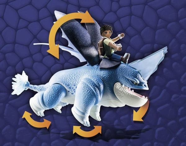 PLAYMOBIL 71082 - Dragons, Die 9 Welten - Plowhorn & D'Angelo