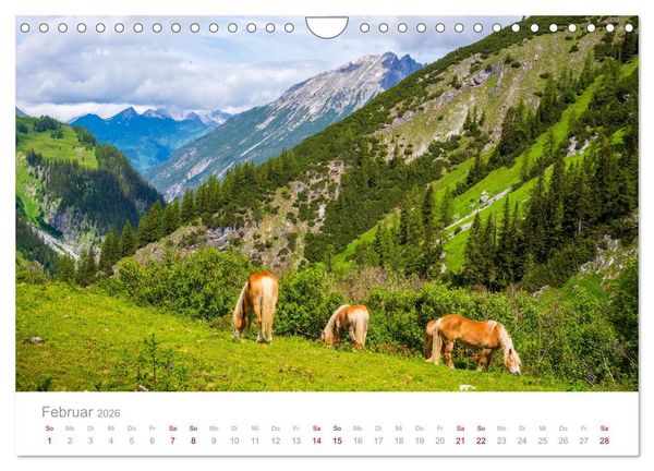 Produktbild: Die Alpen - Wandern durch die sch&ouml;nste Bergregion Europas. (Wandkalender 2026 DIN A4 quer), CALVENDO Monatskalender