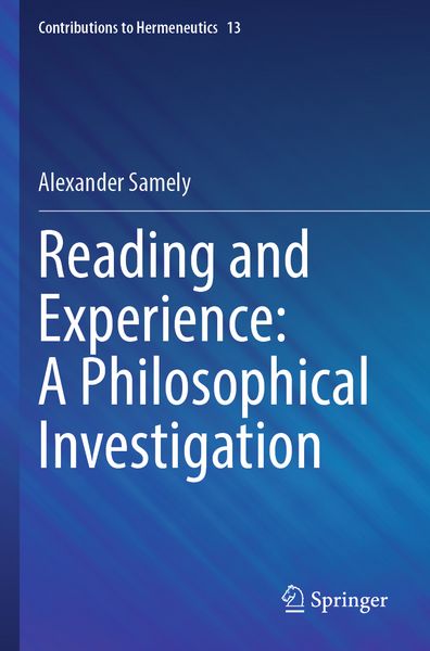 Produktbild: Reading and Experience: A Philosophical Investigation