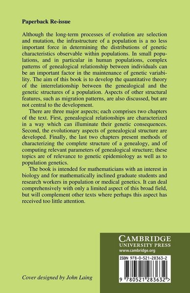 Produktbild: Genealogical Genetic Structure