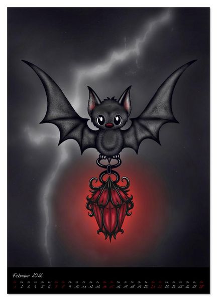 Produktbild: Gothic Fantasy Tiere (Wandkalender 2026 DIN A3 hoch), CALVENDO Monatskalender