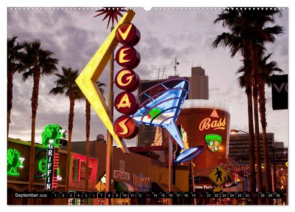 Produktbild: Las Vegas (hochwertiger Premium Wandkalender 2026 DIN A2 quer), Kunstdruck in Hochglanz