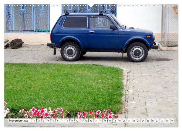 Produktbild: Sowjet-Mobile - Oldtimer der UdSSR (hochwertiger Premium Wandkalender 2026 DIN A2 quer), Kunstdruck in Hochglanz