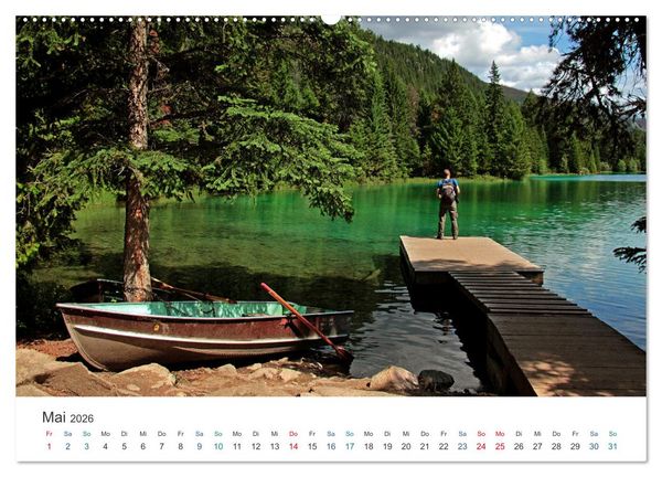 Produktbild: Reise durch Alberta und British Columbia (hochwertiger Premium Wandkalender 2026 DIN A2 quer), Kunstdruck in Hochglanz