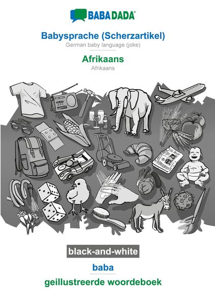 Produktbild: Babysprache (Scherzartikel) - Afrikaans, baba, BW