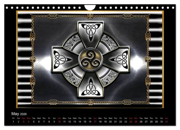 Produktbild: Celtic Symbols (Wall Calendar 2026 DIN A4 landscape), CALVENDO 12 Month Wall Calendar