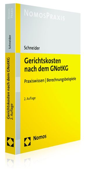 Produktbild: Gerichtskosten nach dem GNotKG