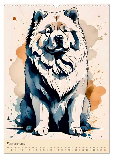 Produktbild: Der Chow Chow (Wandkalender 2027 DIN A3 hoch), CALVENDO Monatskalender