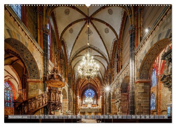 Produktbild: Bremer Kirchen von Innen (hochwertiger Premium Wandkalender 2026 DIN A2 quer), Kunstdruck in Hochglanz