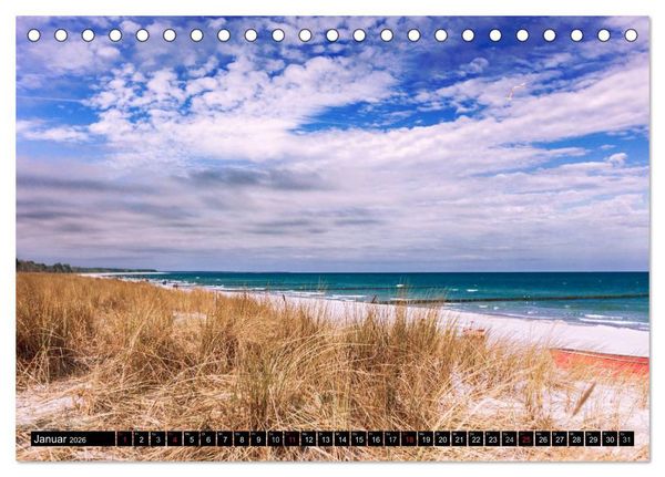 Produktbild: Ostsee - Tr&auml;ume vom Meer (Tischkalender 2026 DIN A5 quer), CALVENDO Monatskalender