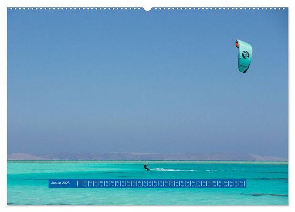 Produktbild: Kite Boarding El Gouna (Wandkalender 2026 DIN A2 quer), CALVENDO Monatskalender