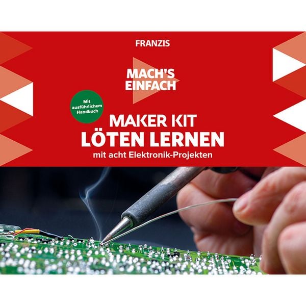 Produktbild: FRANZIS 67122 Mach's einfach Maker Kit L&ouml;ten lernen