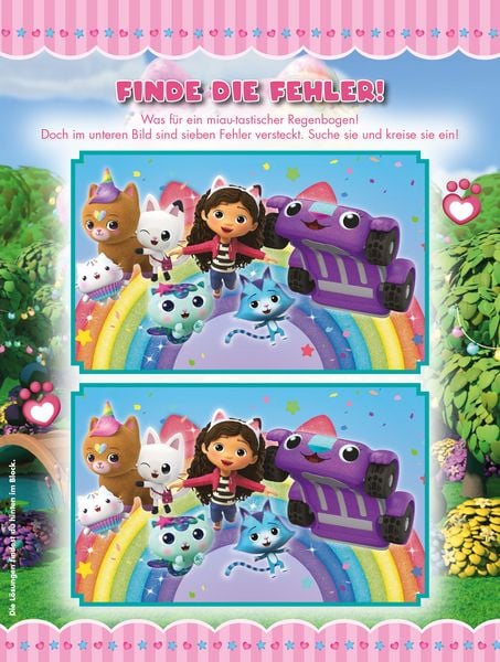Produktbild: Gabby's Dollhouse: Der gro&szlig;e Glow-in-the-Dark-Stickerspa&szlig;: Stickern - R&auml;tseln - Ausmalen