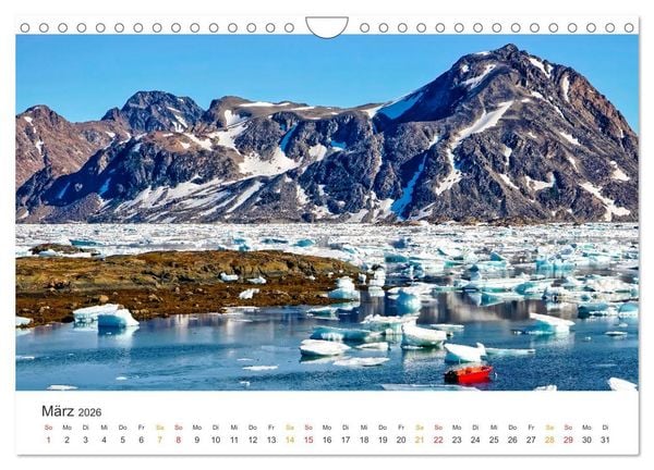 Produktbild: Gr&ouml;nland - Arktische Tr&auml;ume (Wandkalender 2026 DIN A4 quer), CALVENDO Monatskalender