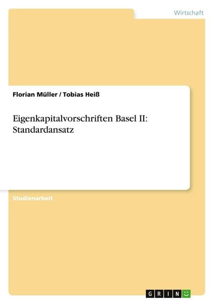 Produktbild: Eigenkapitalvorschriften Basel II: Standardansatz