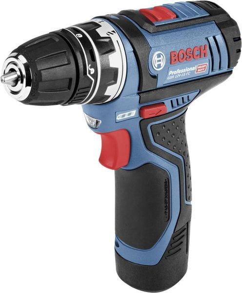 Bosch Professional GSR 12V-15 FlexiClick 06019F6001 Akku-Bohrschrauber 12 V 2 Ah Li-Ion inkl. 2. Akku, inkl. Koffer