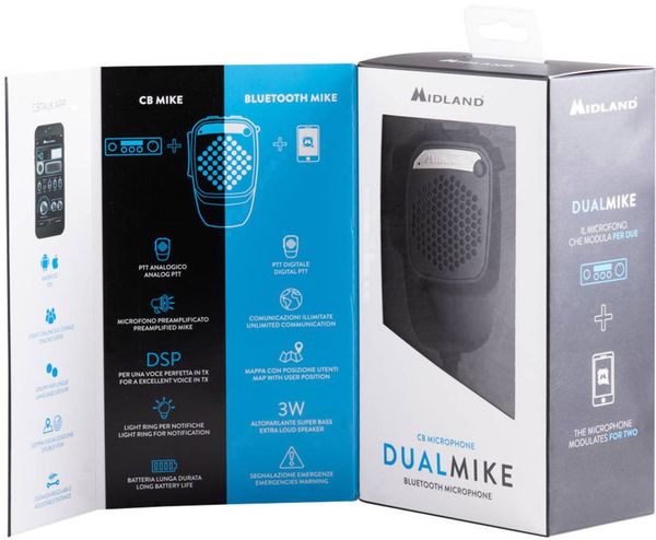 Produktbild: Mikrofon Midland Dual Mike 6 Pin C1283.02