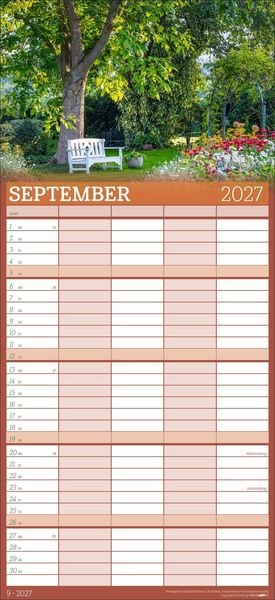 Produktbild: Garten Familienplaner 2027