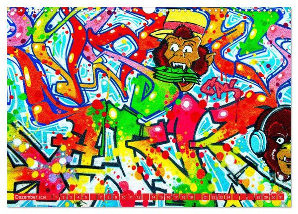Produktbild: Street art K&ouml;ln Michael Jaster (Wandkalender 2026 DIN A3 quer), CALVENDO Monatskalender