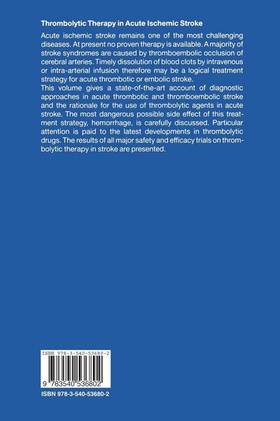 Produktbild: Thrombolytic Therapy in Acute Ischemic Stroke