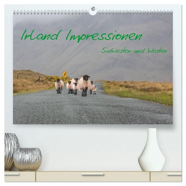 Irland Impressionen Südwesten und Westen (hochwertiger Premium Wandkalender 2026 DIN A2 quer), Kunstdruck in Hochglanz