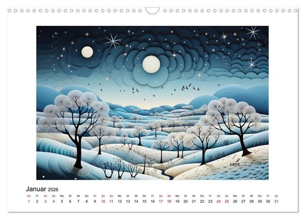 Produktbild: Paper Art (Wandkalender 2026 DIN A3 quer), CALVENDO Monatskalender