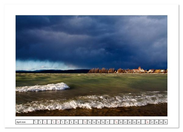 Produktbild: Bodensee 2026 (Wandkalender 2026 DIN A4 quer), CALVENDO Monatskalender