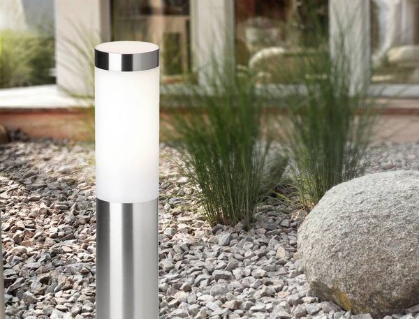 Produktbild: Brilliant 43684/82 Chorus Außenstandleuchte LED E27 10W Edelstahl