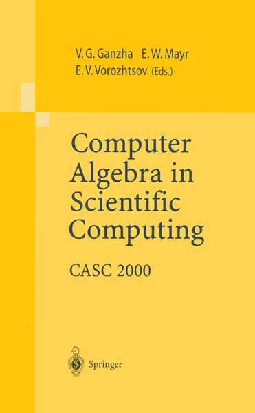 Produktbild: Computer Algebra in Scientific Computing
