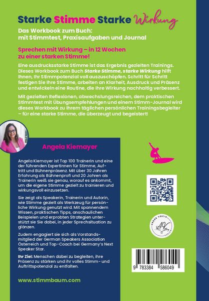 Produktbild: Starke Stimme, Starke Wirkung - Das WORKBOOK zum Buch