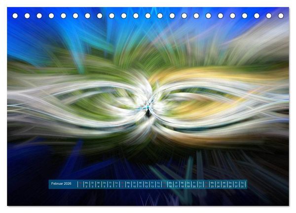 Produktbild: Zen der Farben - Meditative Bilder (Tischkalender 2026 DIN A5 quer), CALVENDO Monatskalender