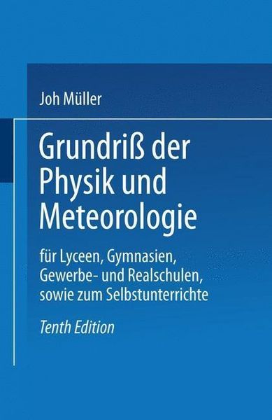 Produktbild: Grundri&szlig; der Physik und Meteorologie