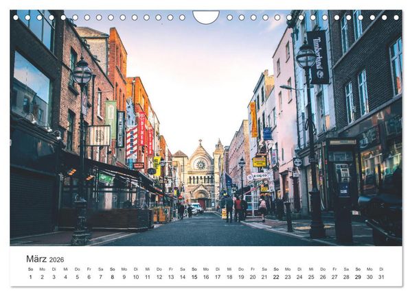 Produktbild: Dublin - Irlands beeindruckende Hauptstadt. (Wandkalender 2026 DIN A4 quer), CALVENDO Monatskalender