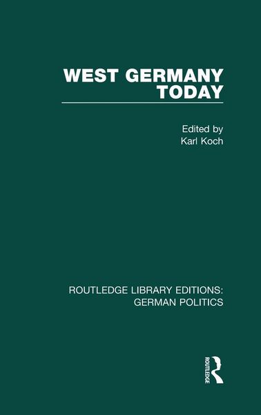 Produktbild: West Germany Today (RLE
