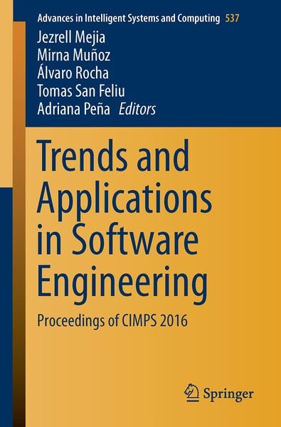 Produktbild: Trends and Applications in Software Engineering