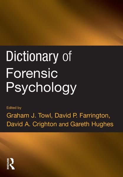 Produktbild: Dictionary of Forensic Psychology