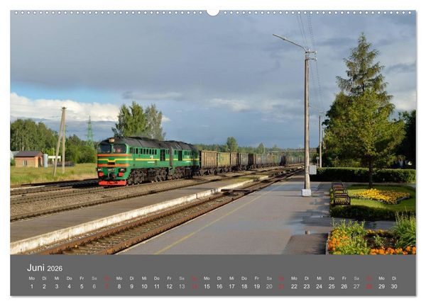 Produktbild: Eisenbahn Kalender 2026 - Oberlausitz und Nachbarl&auml;nder (hochwertiger Premium Wandkalender 2026 DIN A2 quer), Kunstdruck in Hochglanz