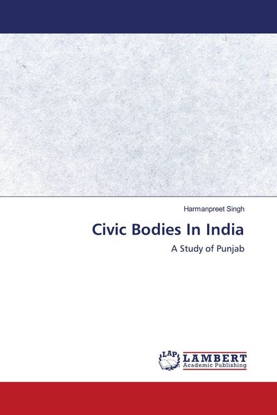 Produktbild: Civic Bodies In India