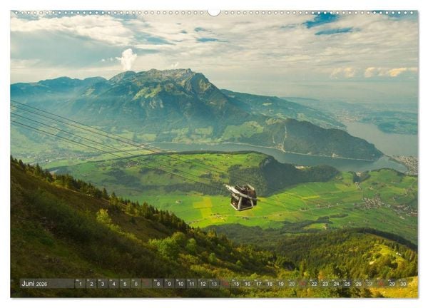 Produktbild: Der Zauber der Schweizer Berge (Wandkalender 2026 DIN A2 quer), CALVENDO Monatskalender