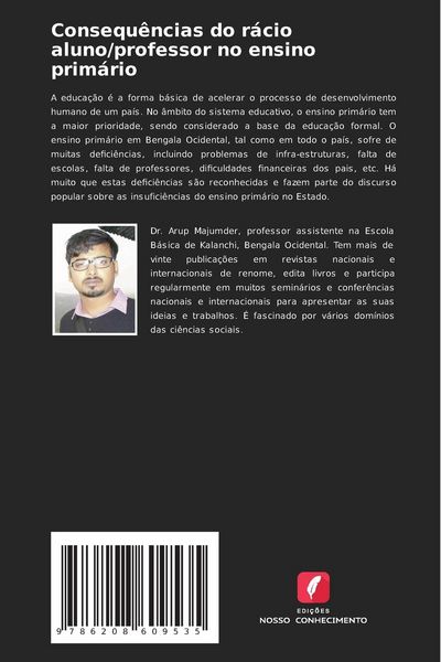 Produktbild: Consequ&ecirc;ncias do r&aacute;cio aluno/professor no ensino prim&aacute;rio